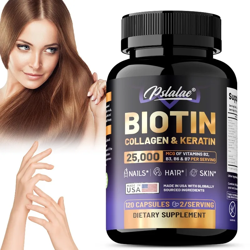 Hair Care Vitamin - Biotine Collageen Keratine Supplement - Ondersteunt