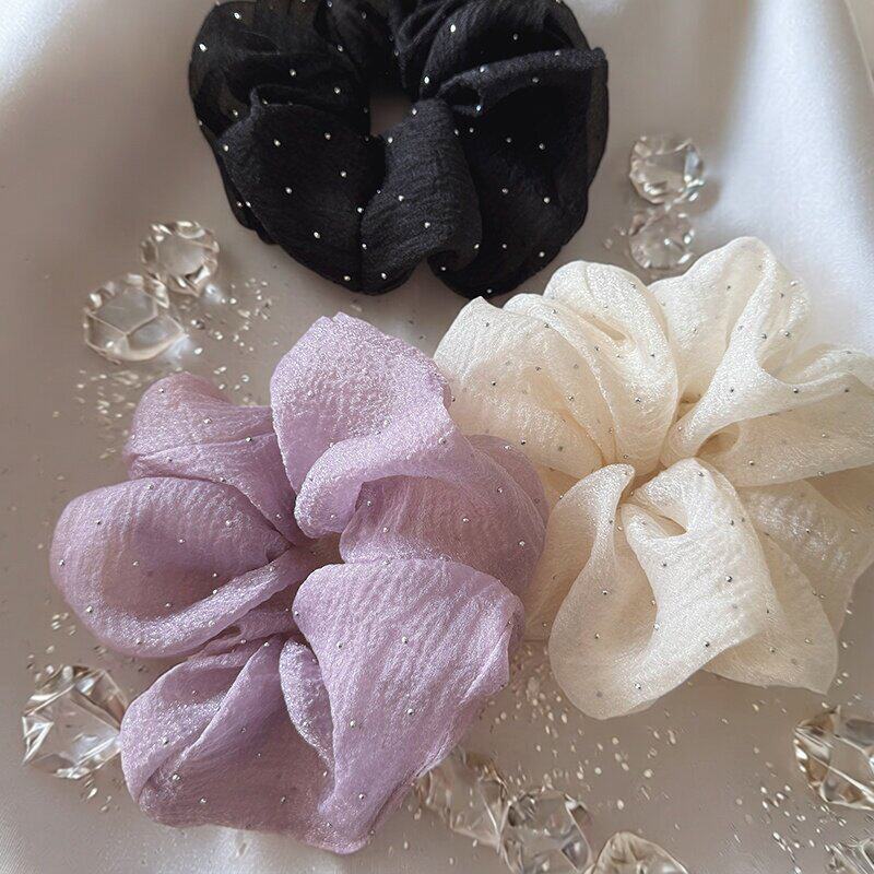 Hair Net Invisible - Franse mesh-garen Gypsy Rhinestone grote darm
