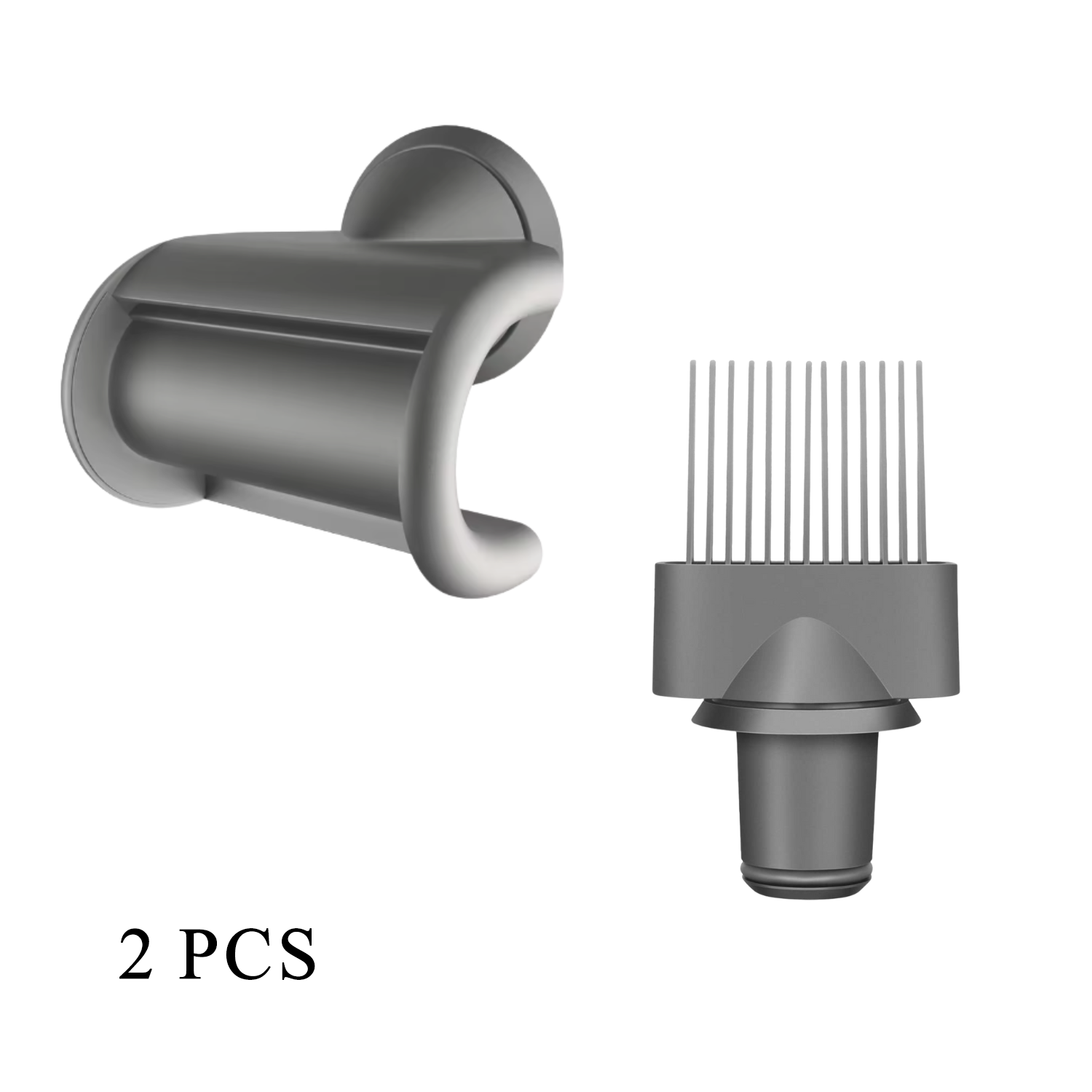 Detangling Wide Comb - 2-delige magnetische set: verbeterde grove kam