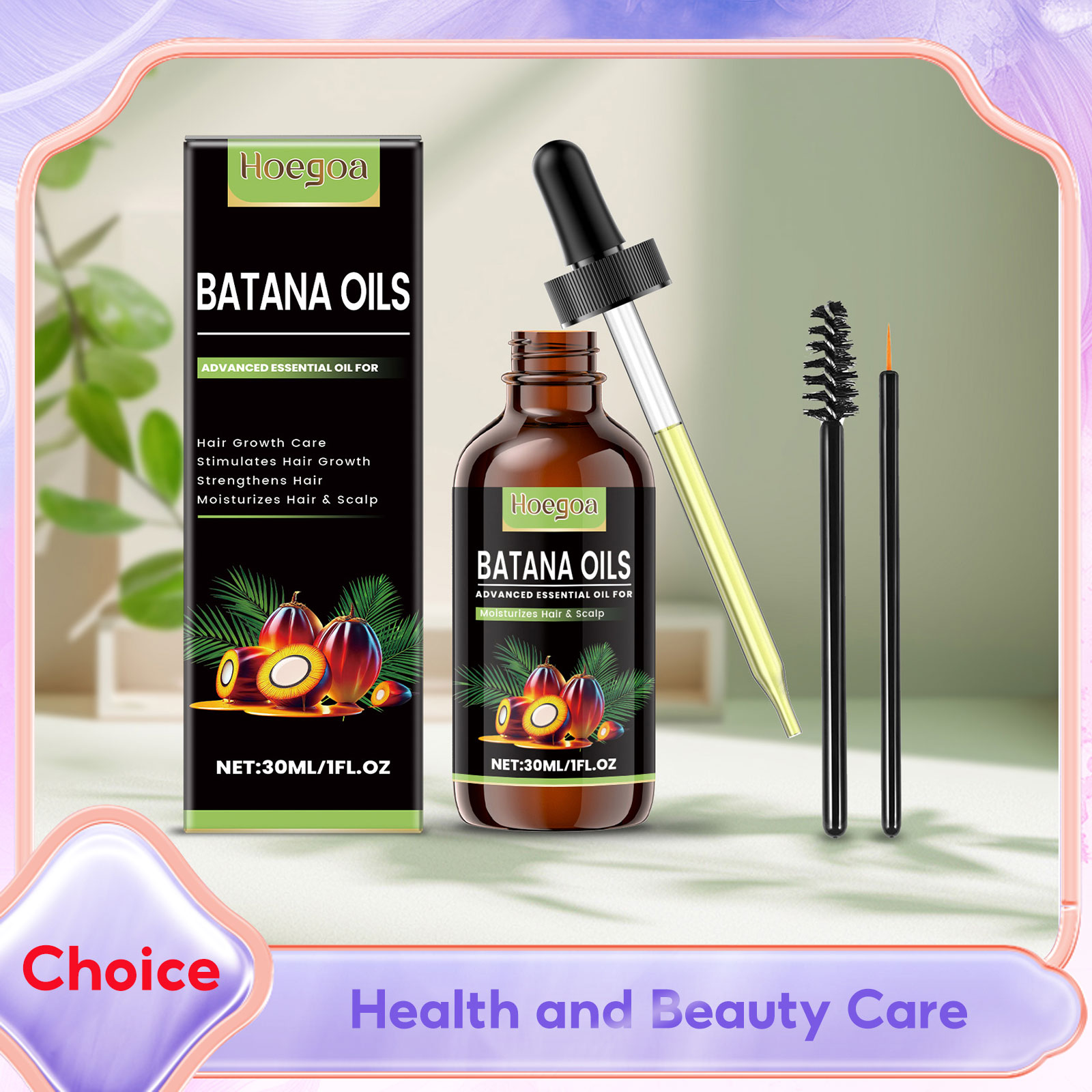 Hair Care Treatment - Batana-olie voor haargroei Revitaliserend Versterkend Voeden