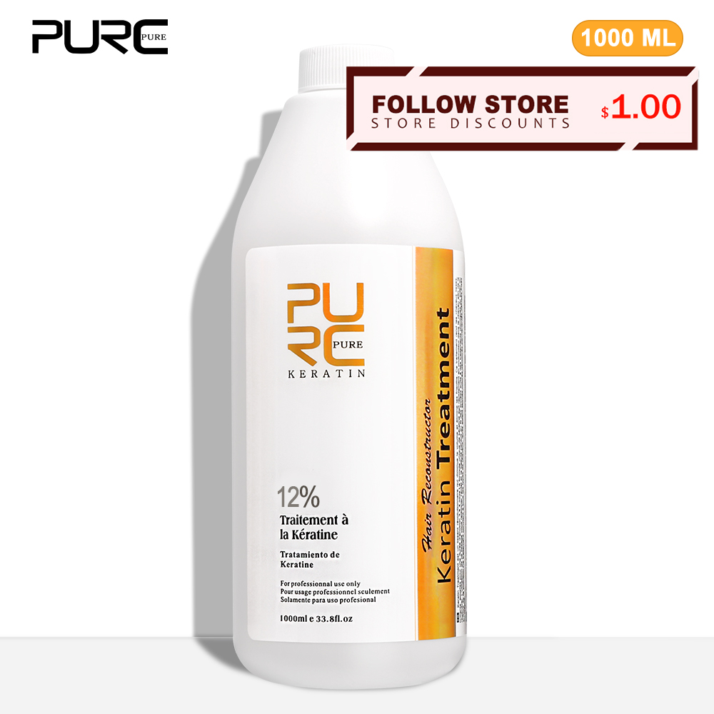 Hair Care With Protein - PURC 12% Keratine Smoothing Haarbehandeling Kroeshaar