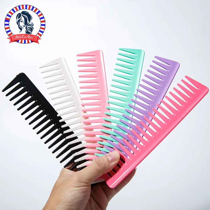 Detangling Wide Comb - Grote haarkam met brede tanden, Shun