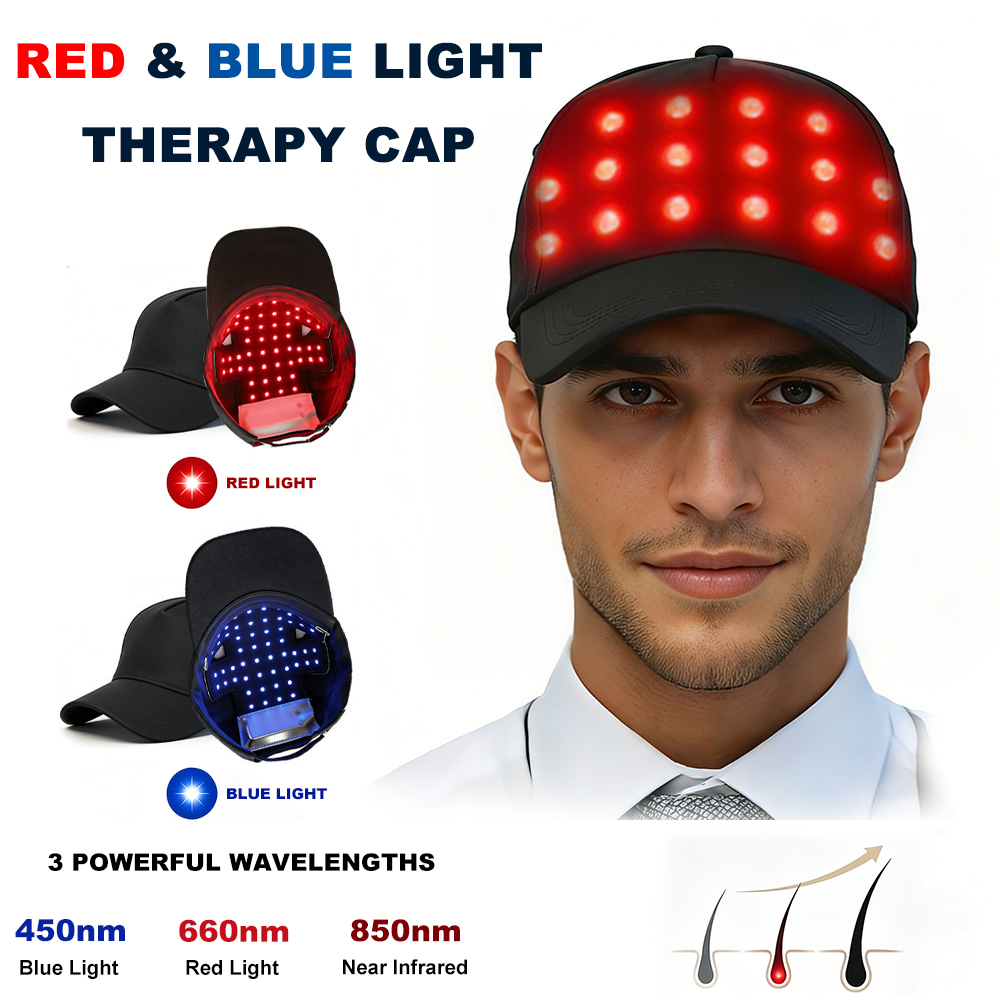 Hair Care With Protein - LED-haarverzorgingskap met rood 660nm blauw 450nm