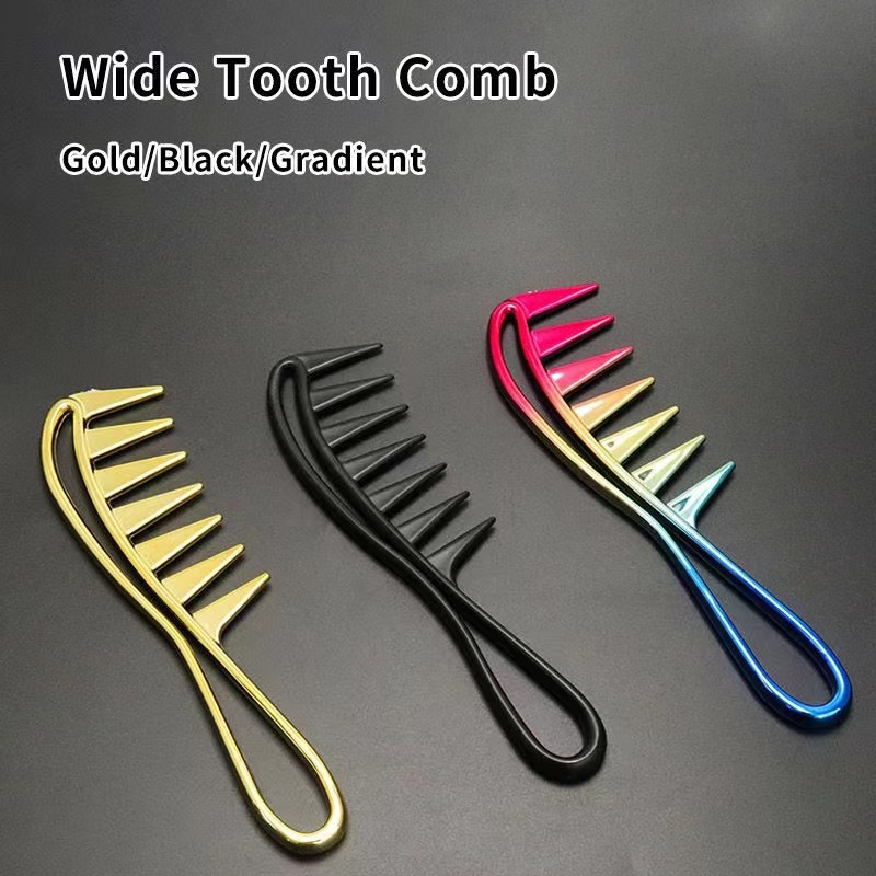Detangling Wide Comb - Kapper Draagbare Multi Color Brede Tanden