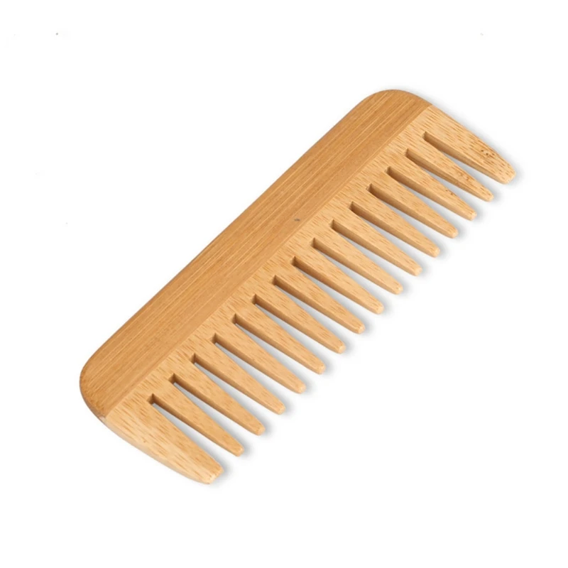 Natuurlijke bamboe grove kam,  - Detangling Wide Comb recensie en prijs