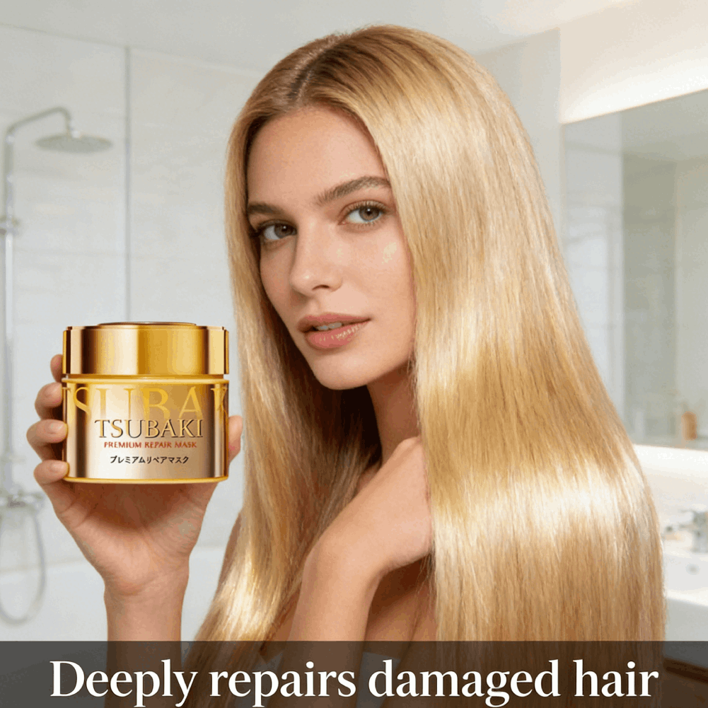 TSUBAKI 180g Salon Haarmasker  - Hair Care Japanese recensie en prijs