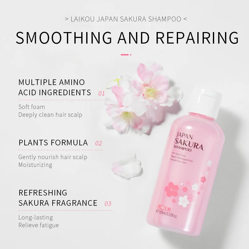 Laikou Japan Sakura Shampoo Re - Hair Care Japanese recensie en prijs