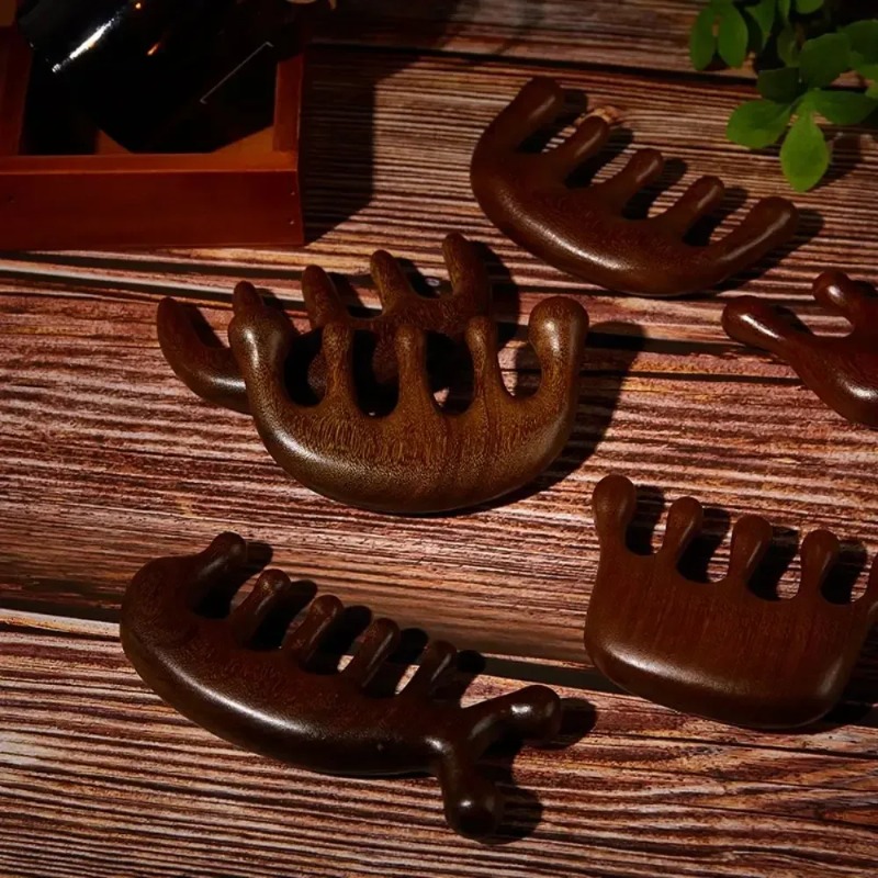 Gua Sha massagekam met brede t - Detangling Wide Comb recensie en prijs