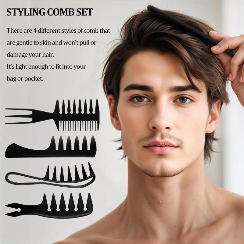 4-delige styling kamset voor m - Detangling Wide Comb recensie en prijs