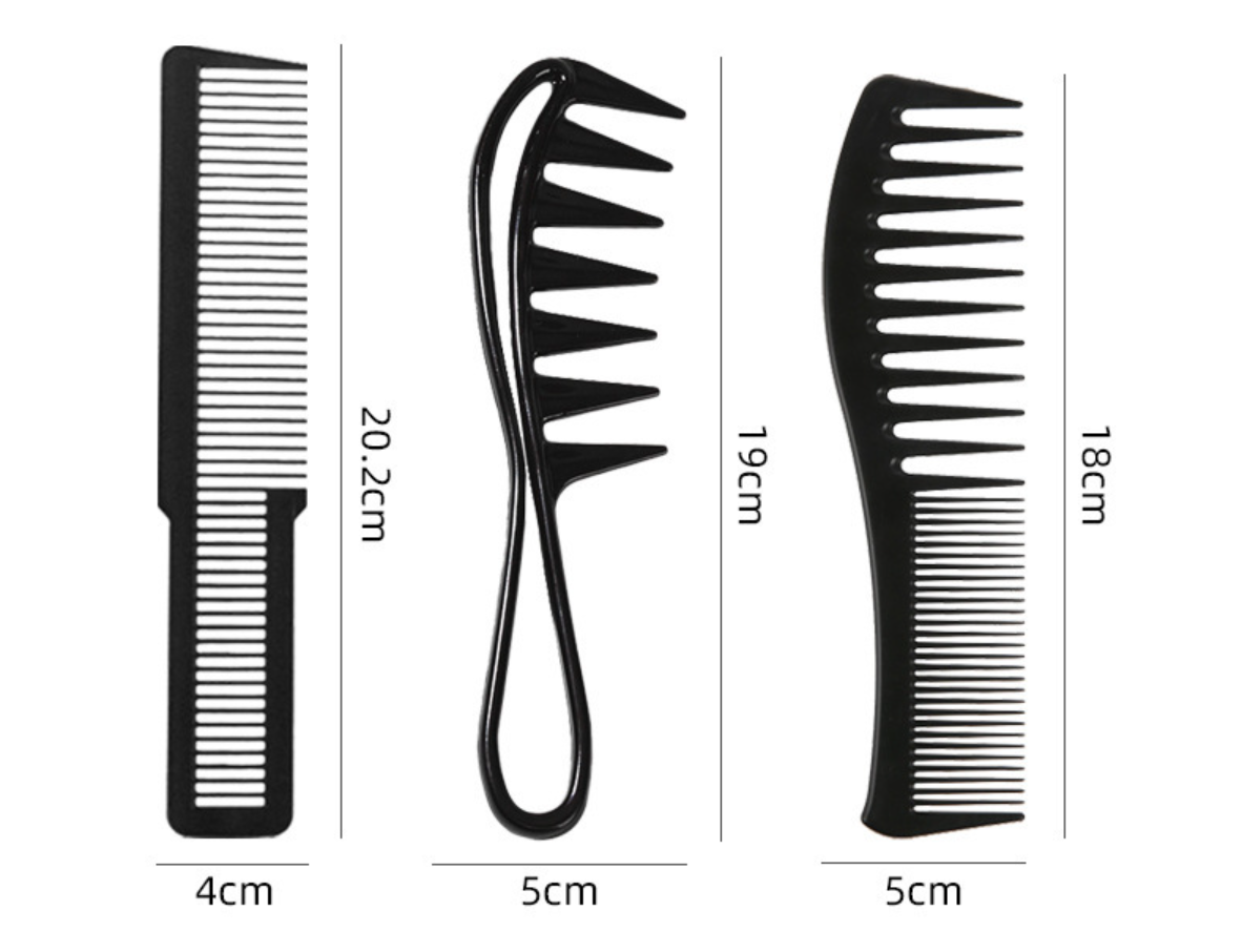 4-delige styling kamset voor m - Detangling Wide Comb recensie en prijs