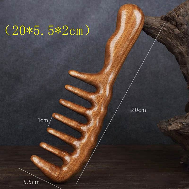 Natuurlijke Sandelhout Haarkam - Detangling Wide Comb recensie en prijs