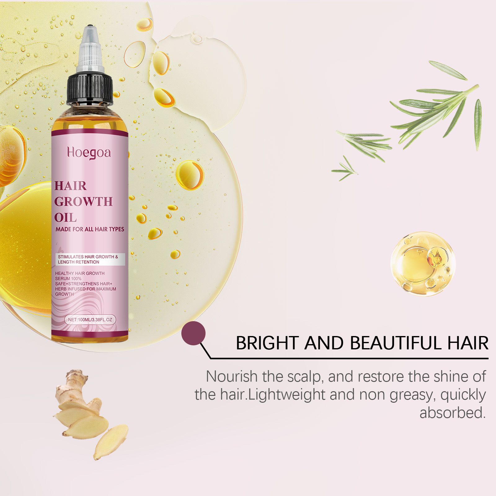 Haargroeiolie Reparatie van ge - Hair Care Treatment recensie en prijs