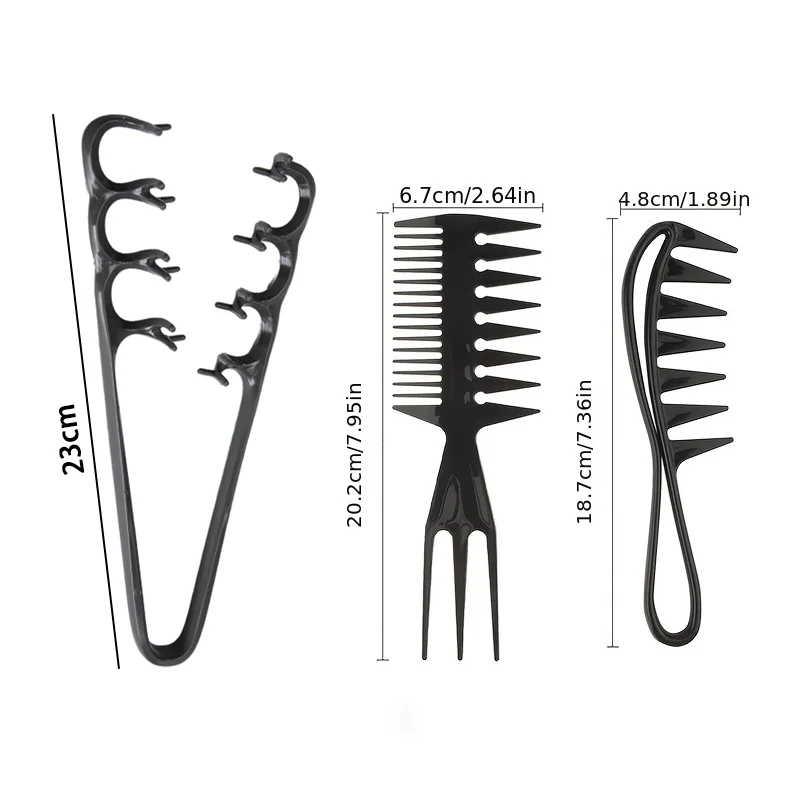 2/3 Stuks Kam Set Volumizing G - Detangling Wide Comb recensie en prijs
