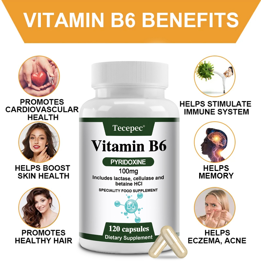 Vitamine B6 capsules, essentië - Hair Care Vitamin recensie en prijs