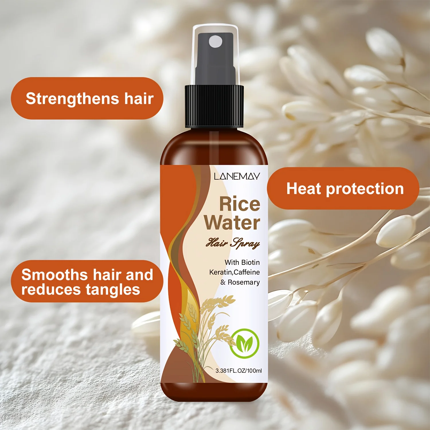 Rijstwater haarspray - met bio - Hair Care Vitamin recensie en prijs