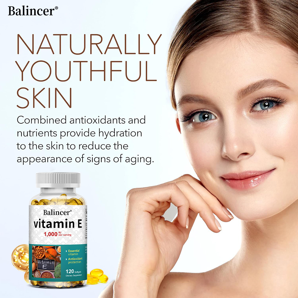 Natuurlijke vitamine E capsule - Hair Care Vitamin recensie en prijs