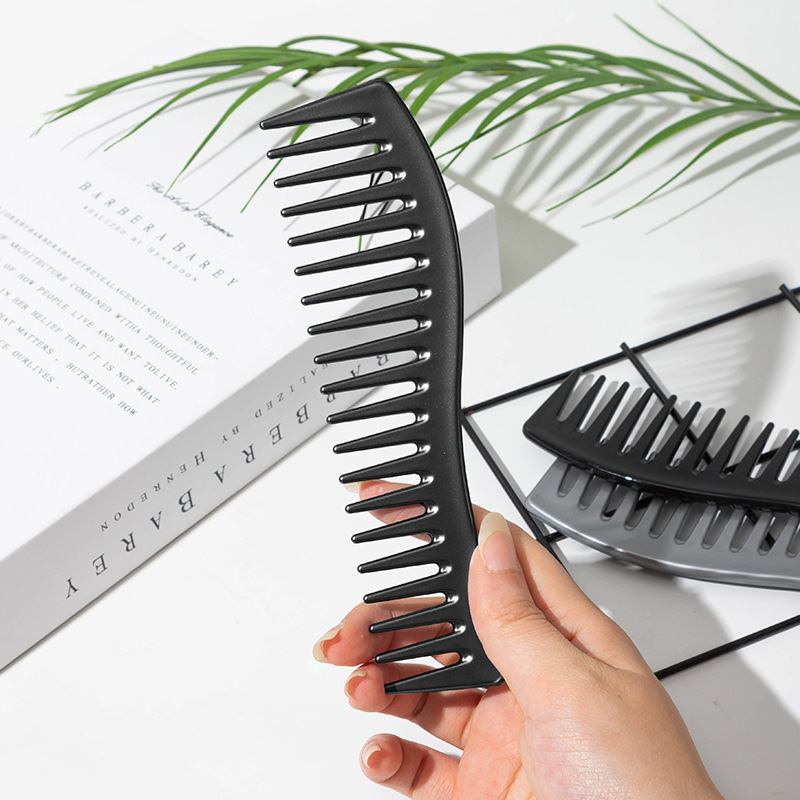 Gebogen haarkam met brede tand - Detangling Wide Comb recensie en prijs