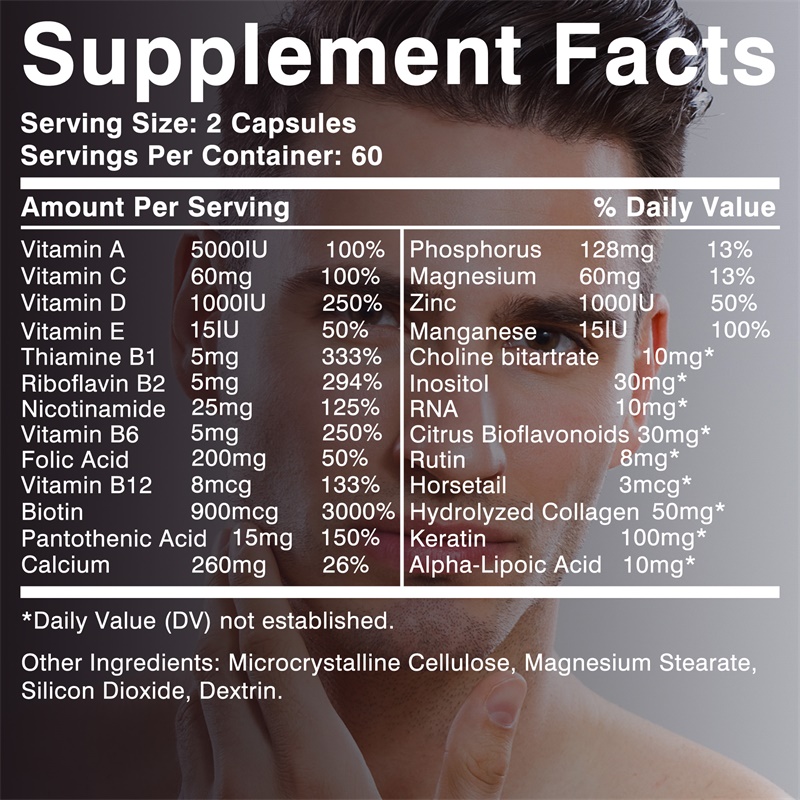 Herensupplement voor haargroei - Hair Care Vitamin recensie en prijs