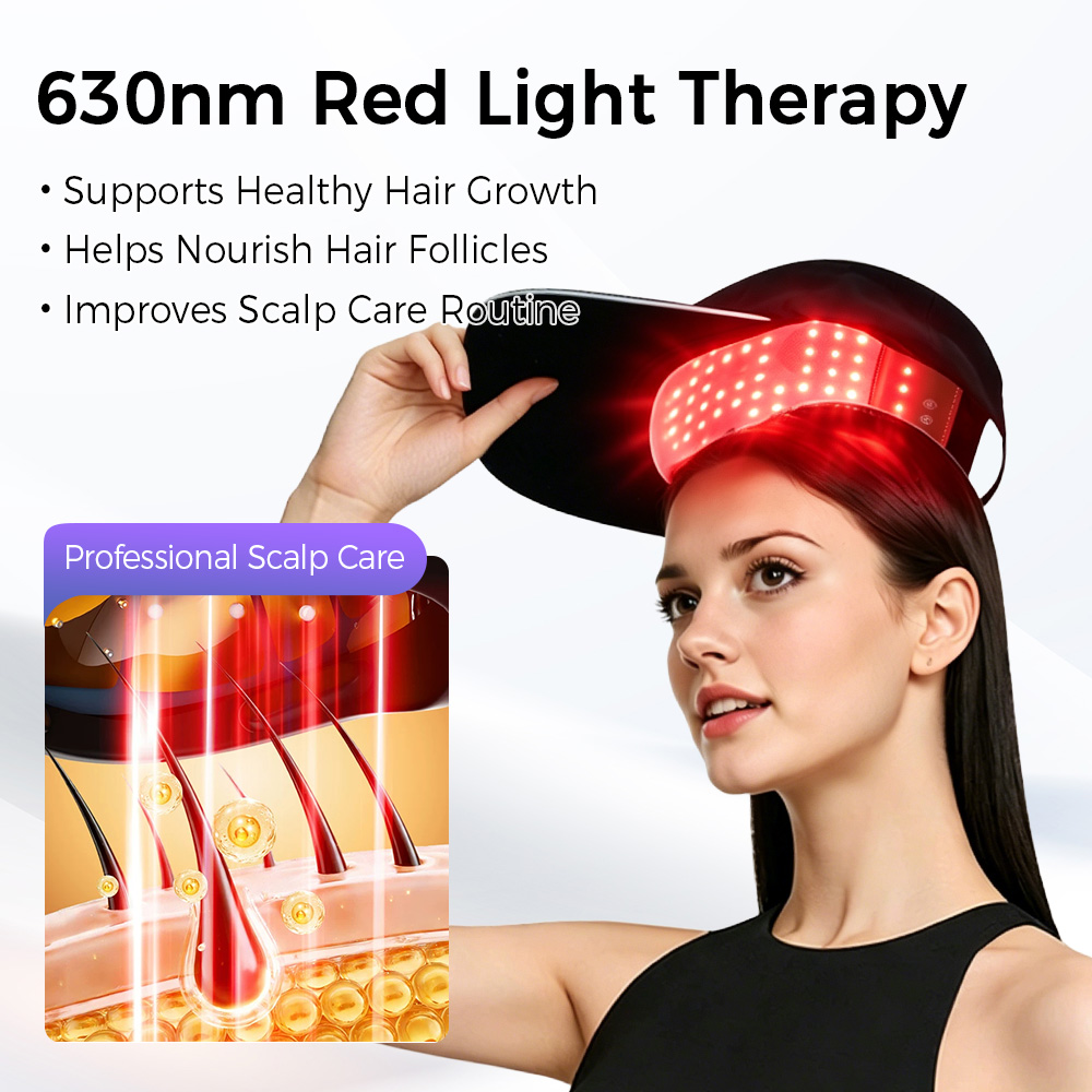 LED Haar Groei Cap Rood Blauw  - Hair Care With Protein recensie en prijs