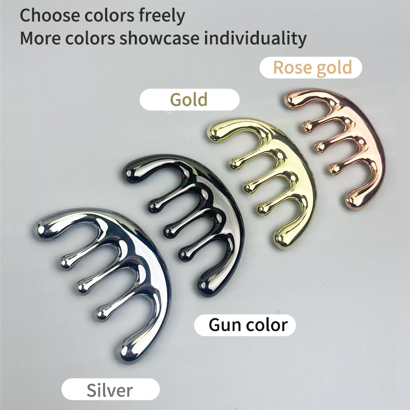 1 stuks metalen massagekam met - Detangling Wide Comb recensie en prijs